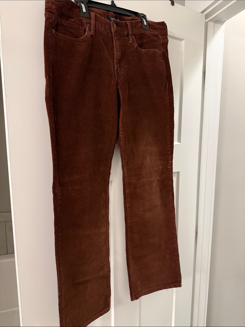 Lucky Brand Women's Corduroy Boot Cut Pants in Rust